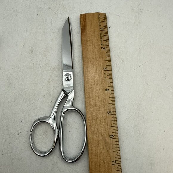 Gingher Scissors Dressmaker's Shear Chrome Right Handed 7 And 8 1/2 Inch - Picture 13 of 14